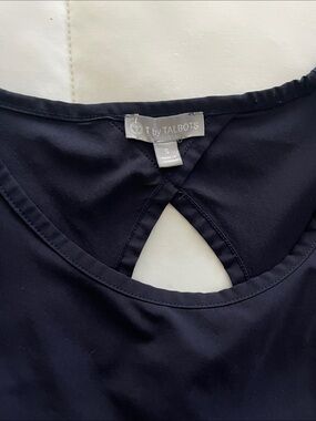 T by Talbots Navy Keyhole Neck sports dress small